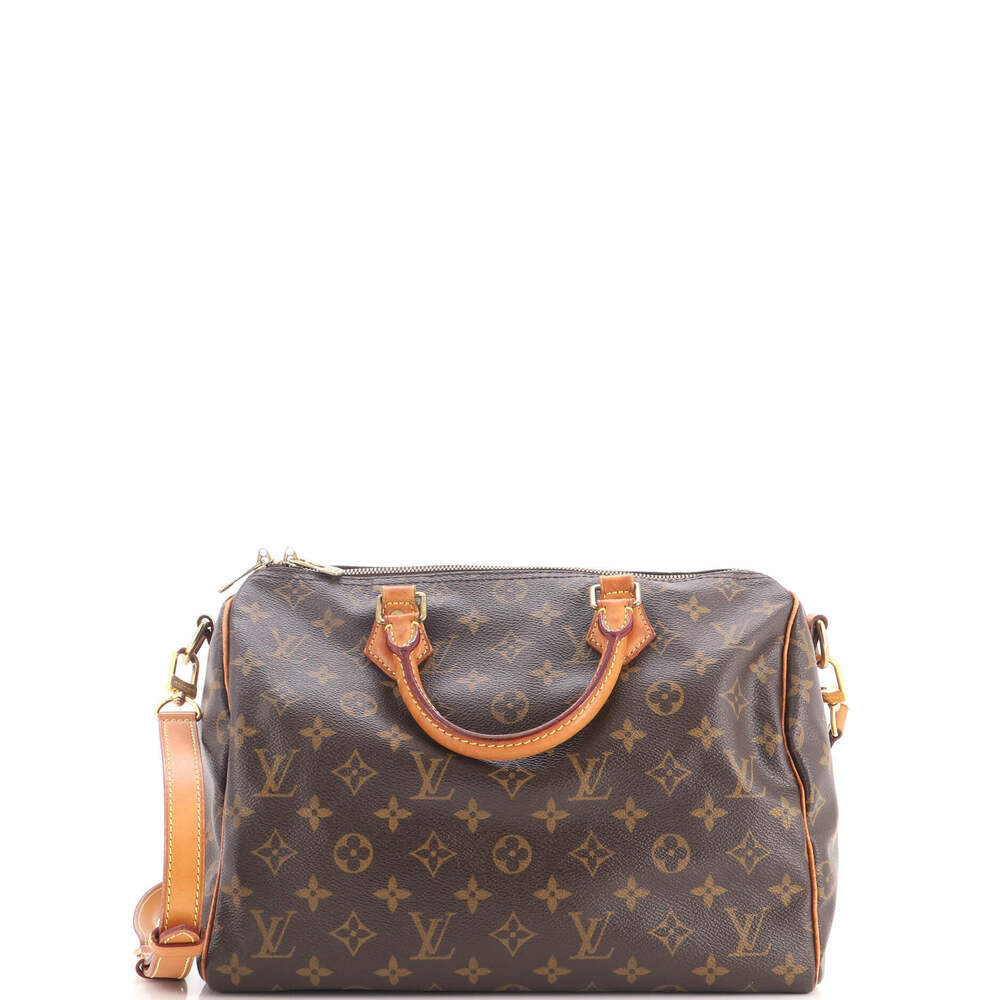 Louis Vuitton 30 Speedy Bandouliere Bag Monogram Canvas